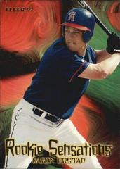 Darin Erstad Baseball Cards 1997 Fleer Rookie Sensations Prices