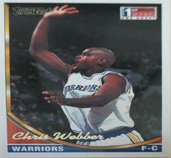 Chris Webber #224 Basketball Cards 1993 Topps Gold Prices