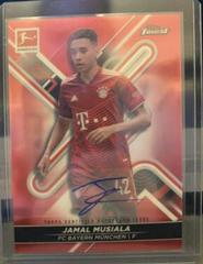 Jamal Musiala [Red] #BCA-JMU Soccer Cards 2021 Topps Finest Bundesliga Autographs Prices