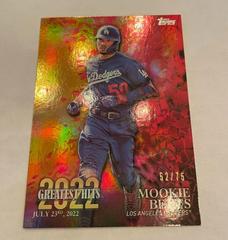 Mookie Betts [Gold] #22GH-4 Baseball Cards 2023 Topps 2022 Greatest Hits Prices