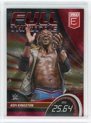 Kofi Kingston [Red] Wrestling Cards 2023 Donruss Elite WWE Full Throttle Prices