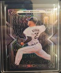 Matt Manning [Purple] #7 Baseball Cards 2022 Panini Chronicles Obsidian Prices