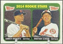 Jonathan Schoop, Xander Bogaerts Baseball Cards 2014 Topps Heritage Chrome Prices