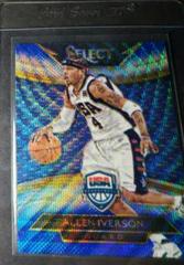 Allen Iverson [Blue, Silver Prizm] #237 Basketball Cards 2014 Panini Select Prices