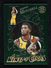 Donovan Mitchell [Emerald] #14 Basketball Cards 2021 Panini Illusions King of Cards Prices