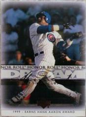 Sammy Sosa #61 Baseball Cards 2002 Upper Deck Honor Roll Prices