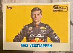Max Verstappen Racing Cards 2022 Topps Formula 1 United States Grand Prix Prices