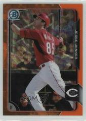 Jesse Winker [Orange Wave Refractor] #BCP207 Baseball Cards 2015 Bowman Chrome Prospects Prices