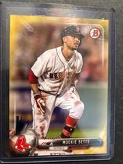 Mookie Betts [Gold] #6 Baseball Cards 2017 Bowman Prices