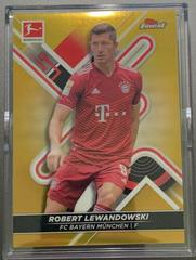 Robert Lewandowski [Gold] Soccer Cards 2021 Topps Finest Bundesliga Prices
