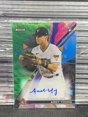 Andy Young [Green Wave Refractor] Baseball Cards 2021 Topps Finest Autographs Prices