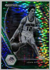 John Stockton [Green Pulsar Prizm] Basketball Cards 2021 Panini Prizm Draft Picks Prices