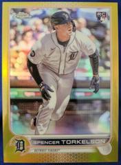 Spencer Torkelson [Gold] #USC100 Baseball Cards 2022 Topps Chrome Update Prices