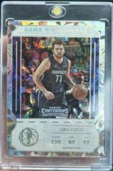 Luka Doncic [Cracked Ice] #24 Basketball Cards 2022 Panini Contenders Game Night Ticket Prices