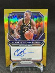 Cassius Stanley [Gold Prizm] Basketball Cards 2020 Panini Prizm Rookie Signatures Prices