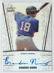 Brandon Nimmo [Prismatic Autograph] Baseball Cards 2011 Leaf Metal Draft Prices