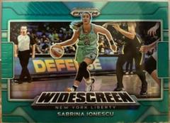 Sabrina Ionescu [Green] #3 Basketball Cards 2022 Panini Prizm WNBA Widescreen Prices