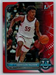 Harrison Ingram [Chrome Red Refractor] #85 Basketball Cards 2021 Bowman University Prices