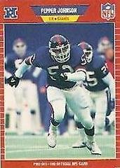 Pepper Johnson #470 Football Cards 1989 Pro Set Prices