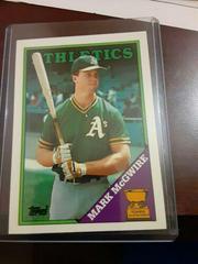 Mark McGwire #580 Baseball Cards 1988 Topps Tiffany Prices