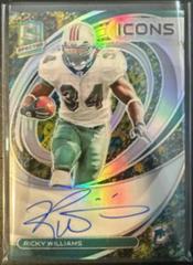 Ricky Williams [Splatter] #ICN-RWI Football Cards 2022 Panini Spectra Icons Autographs Prices