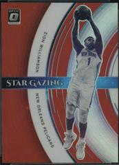 Zion Williamson [Red] #4 Basketball Cards 2021 Panini Donruss Optic Star Gazing Prices