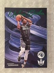 Anthony Edwards [Jade] #21 Basketball Cards 2022 Panini Court Kings Modern Strokes Prices