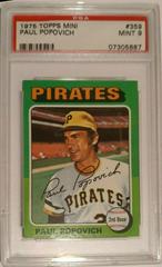 Paul Popovich #359 Baseball Cards 1975 Topps Mini Prices
