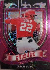 Juan Soto [Purple Velocity] #18 Baseball Cards 2021 Panini Chronicles Crusade Prices