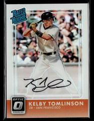 Kelby Tomlinson [Holo] Baseball Cards 2016 Panini Donruss Optic Rated Rookies Signatures Prices