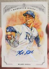 Blake Snell [Autograph Blue] #19A-B Baseball Cards 2019 Topps on Demand Momentum Rising Prices