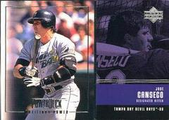 Jose Canseco #AUX-21 Baseball Cards 1999 Upper Deck Power Auxiliary Power Prices