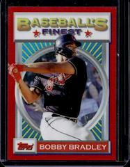 Bobby Bradley [Red Refractor] #17 Baseball Cards 2020 Topps Finest Flashbacks Prices