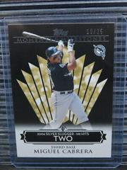 Miguel Cabrera [Doubles 25 Black] Baseball Cards 2008 Topps Moments & Milestones Prices