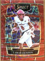 Lamar Jackson [Red Lazer] Football Cards 2022 Panini Select Draft Picks Prices