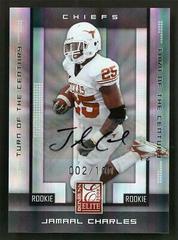 Jamaal Charles [Turn of the Century Autograph] Football Cards 2008 Panini Donruss Elite Prices