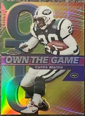 Curtis Martin [Refractor] #OG10 Football Cards 2002 Topps Chrome Own the Game Prices