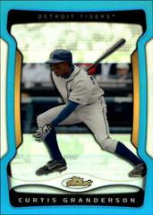 Curtis Granderson [Green Refractor] #102 Baseball Cards 2009 Finest Prices