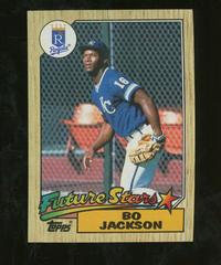 Bo Jackson [Future Stars Blank Back] Baseball Cards 1987 Topps Prices
