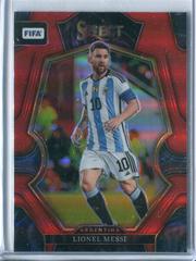 Lionel Messi [Red] #103 Soccer Cards 2022 Panini Select FIFA Prices