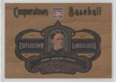 Johnny Evers #9 Baseball Cards 2013 Panini Cooperstown Lumberjacks Prices