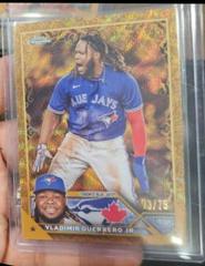 Vladimir Guerrero Jr. [Wave Gold] #107 Baseball Cards 2023 Topps Gilded Collection Prices