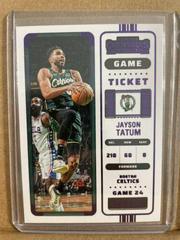 Jayson Tatum [Game Purple] #10 Basketball Cards 2022 Panini Contenders Prices