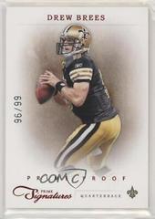 Drew Brees [Prime Proof Red] Football Cards 2011 Panini Prime Signatures Prices