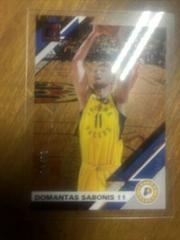 Domantas Sabonis [Red] #17 Basketball Cards 2019 Panini Clearly Donruss Prices