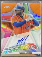 Yordan Alvarez [Orange] Baseball Cards 2022 Topps Chrome Future Stars Autographs Prices