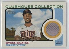 Byron Buxton Baseball Cards 2022 Topps Heritage Clubhouse Collection Relics Prices