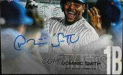 Dominic Smith [Black] #SCA-DSM Baseball Cards 2018 Stadium Club Autographs Prices
