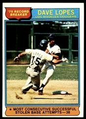 Dave Lopes #4 Baseball Cards 1976 Topps Prices