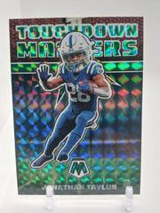 Jonathan Taylor [Green] #TD-11 Football Cards 2022 Panini Mosaic Touchdown Masters Prices